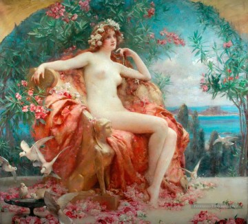 Nu œuvres - Roses de la jeunesse Henrietta Rae classique nue